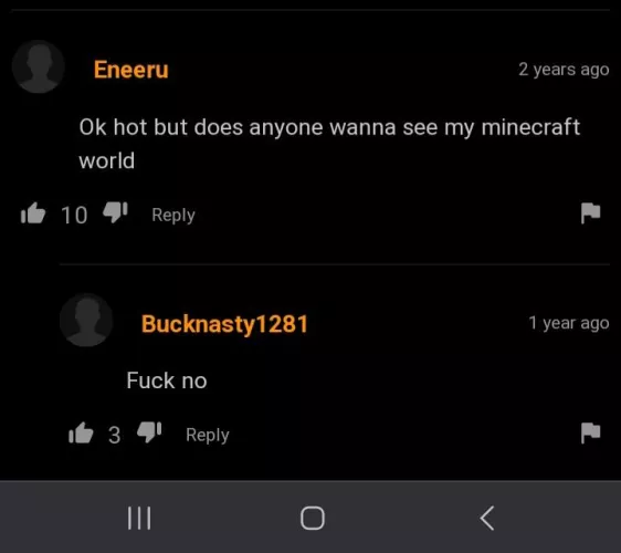 Why watch look at intense dickriding when you can see this mf's minecraft world?