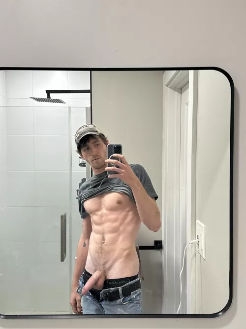 Would you help me drain my morning load?