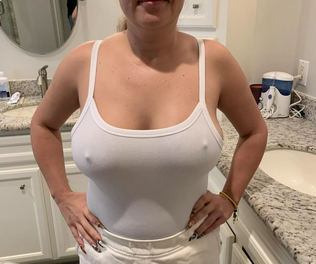 All white again today.