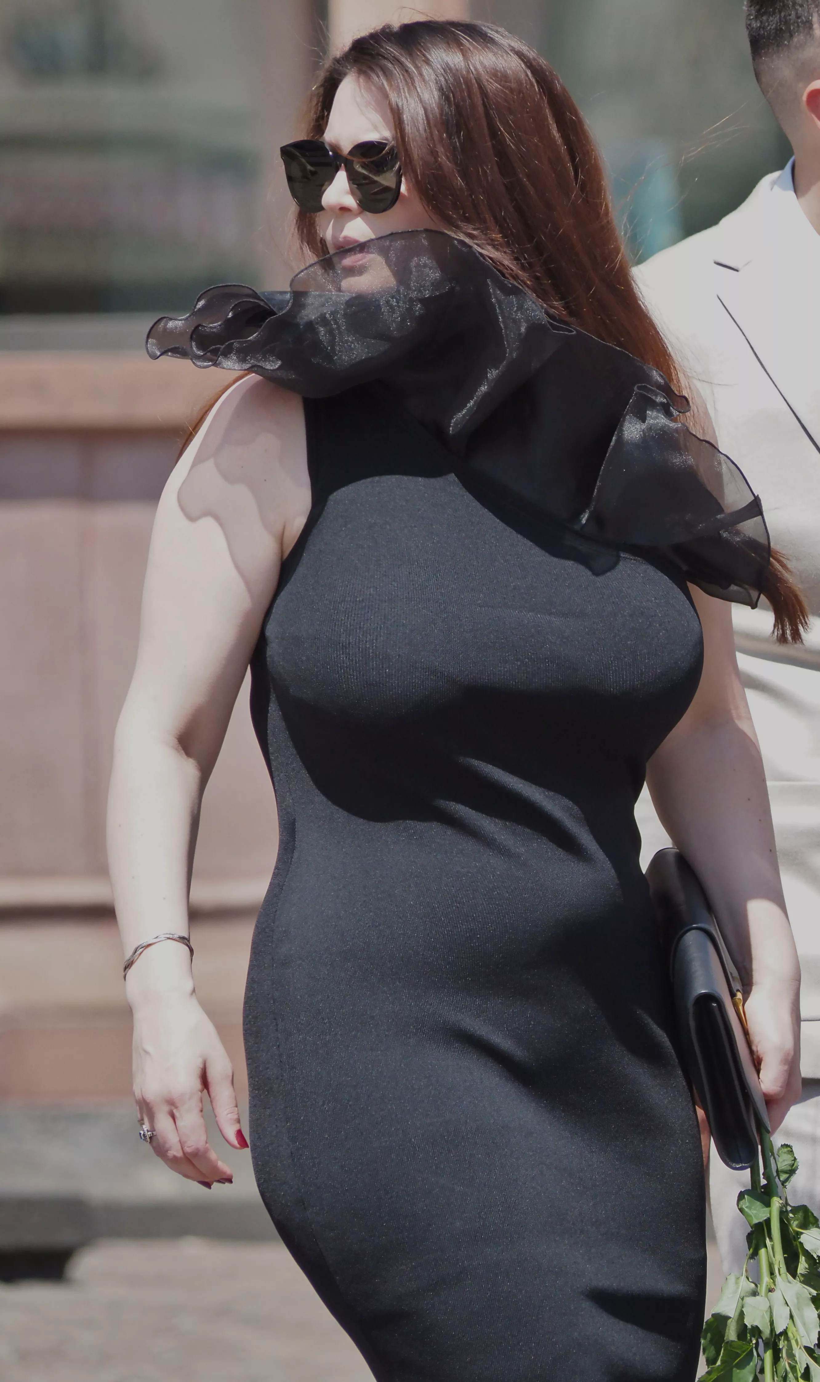 Busty Brunette Wedding Guest