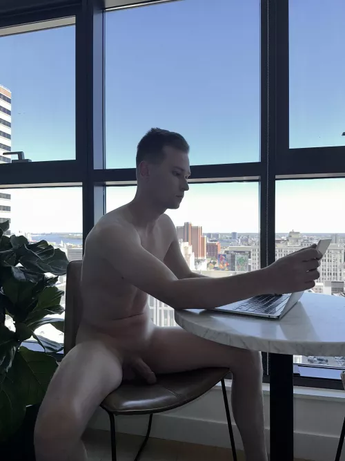 Do you think my neighbors see how I work remotely?