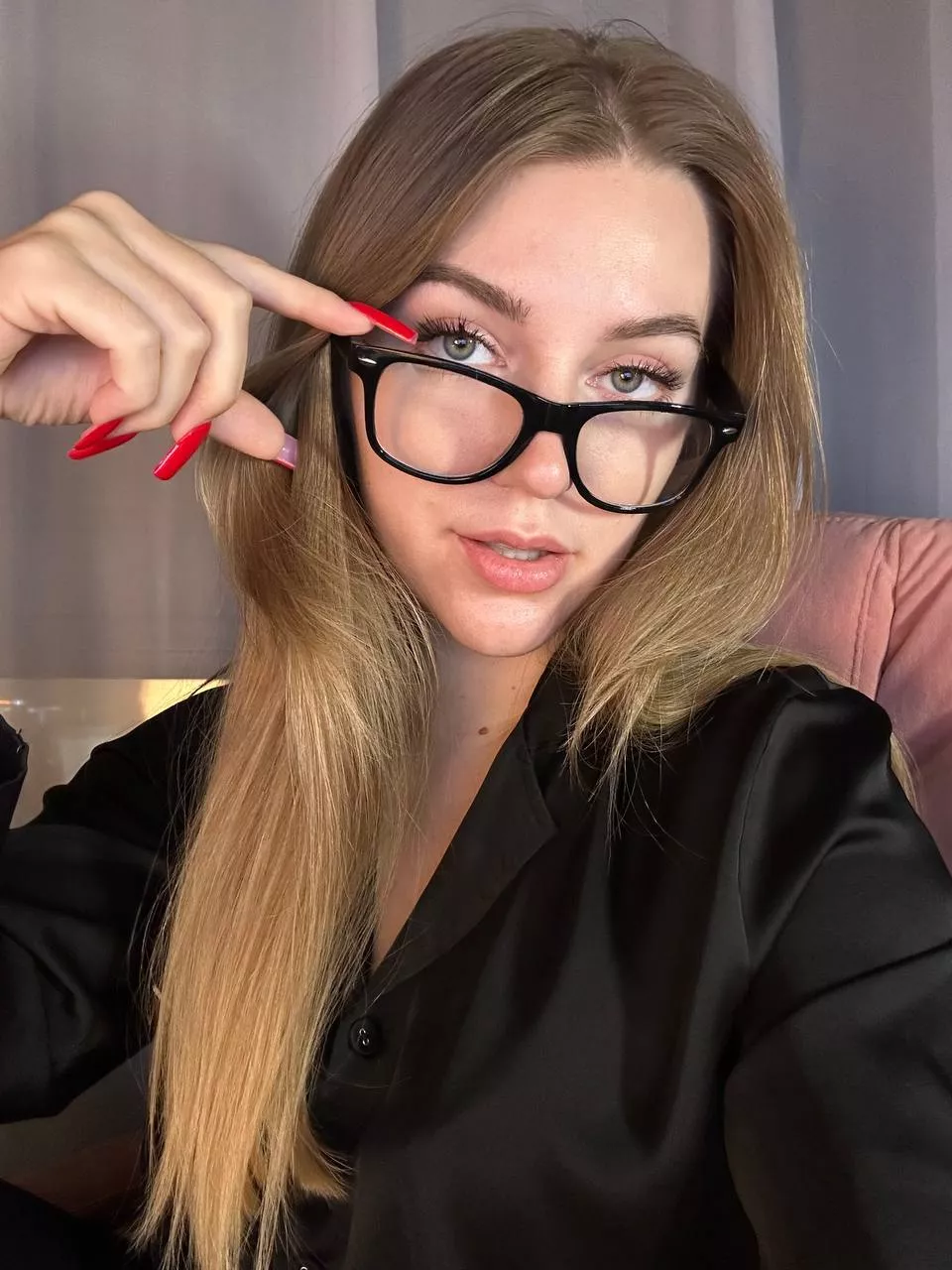 firstly, you will lick and suck my long red nails