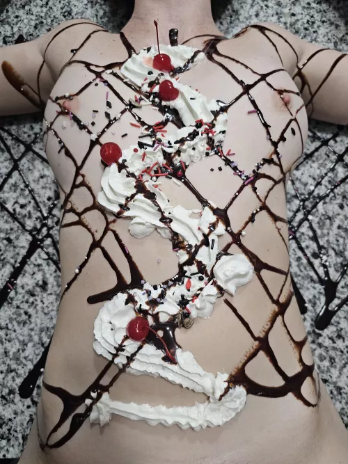 If you're good I'll let you lick the bowl [OC]