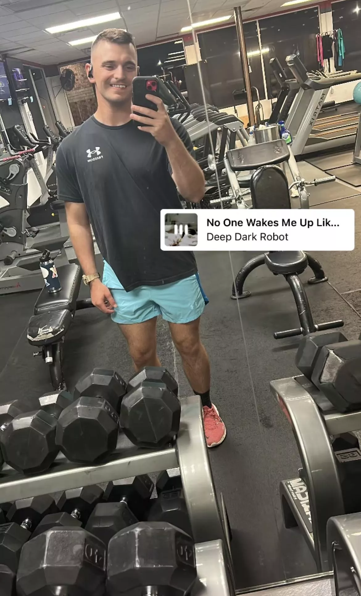 Morning workout + a song rec! Morning workout + a song rec!