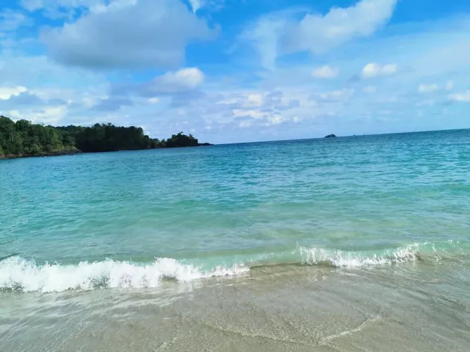 Natural swimming pool. Manuel Antonio National Park, Costa Rica.