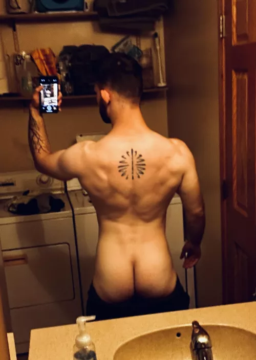 Post shower back progress. 😉