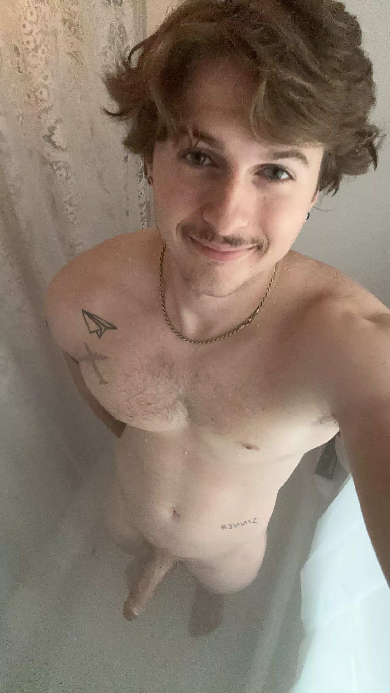 25 (m) post workout shower