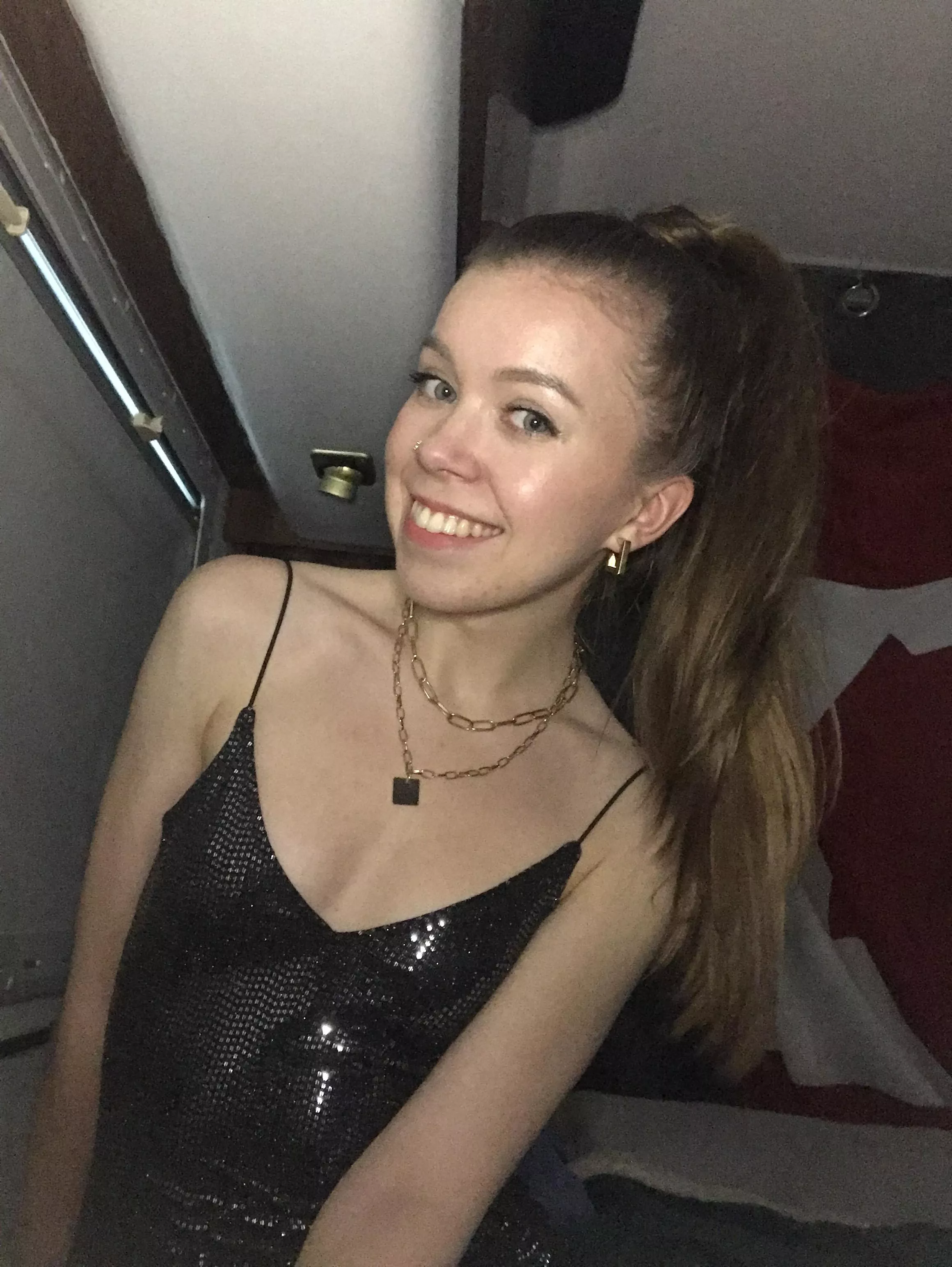 A ponytail and a smile