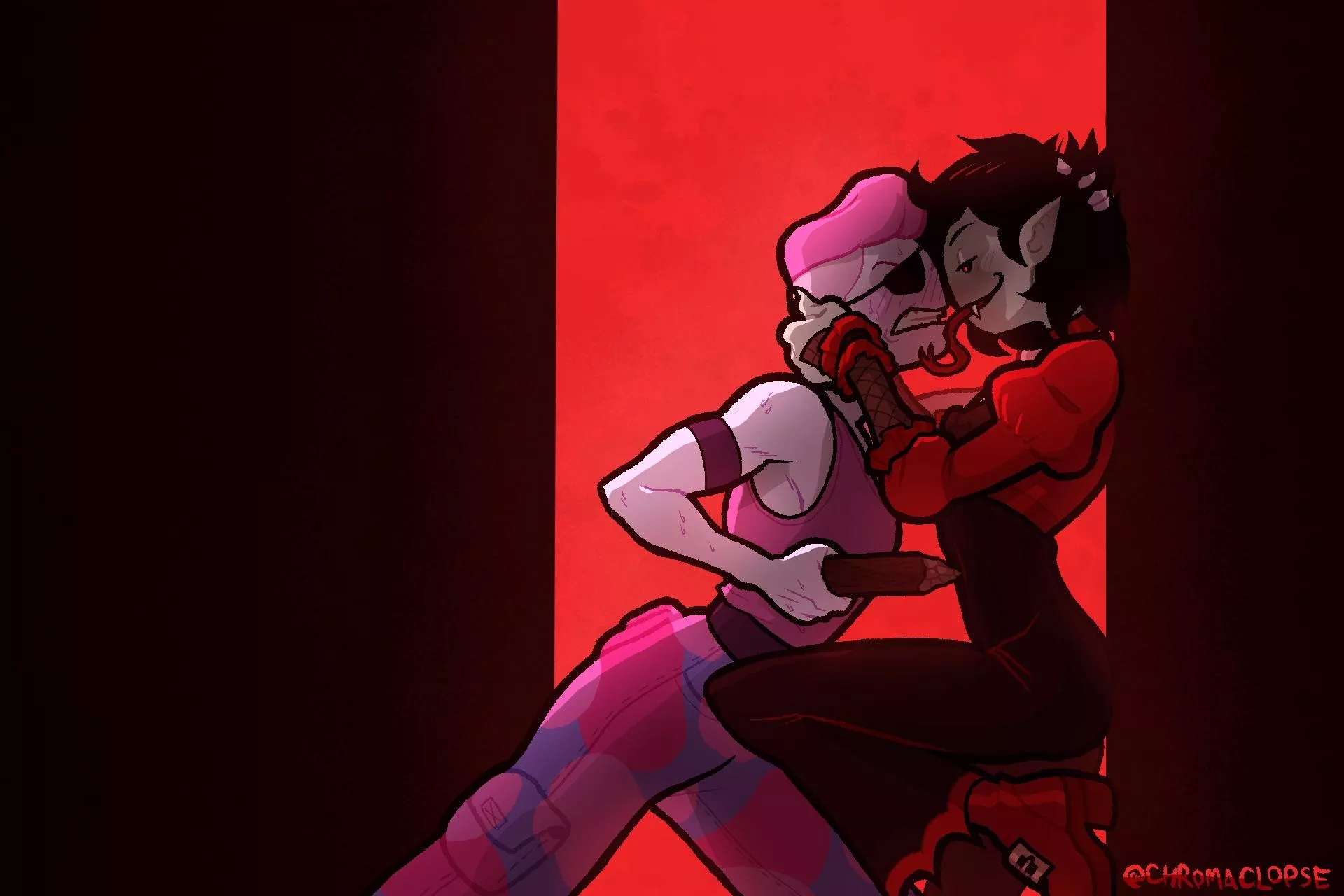 [Adventure Time] Toxic Yuri?? Problematic Women???? For Me???????? (By @Chromaclopse)