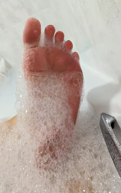 After a nice long soak my toes are ready for you