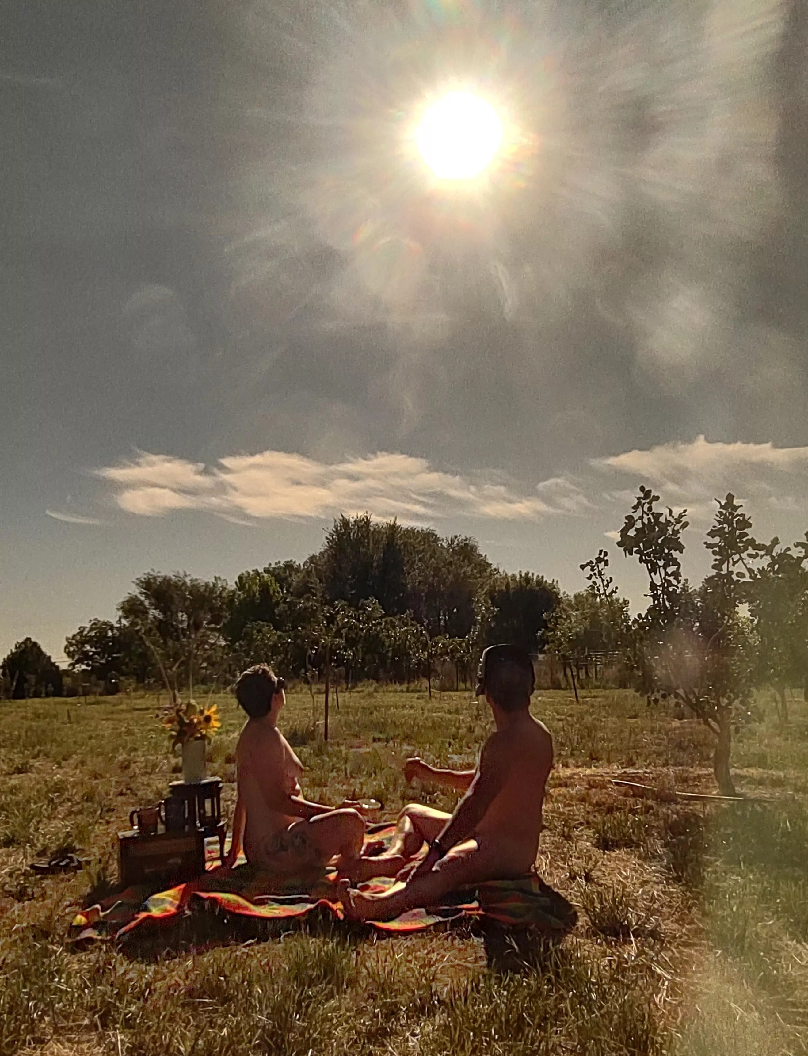 Annular solar eclipse picnic...