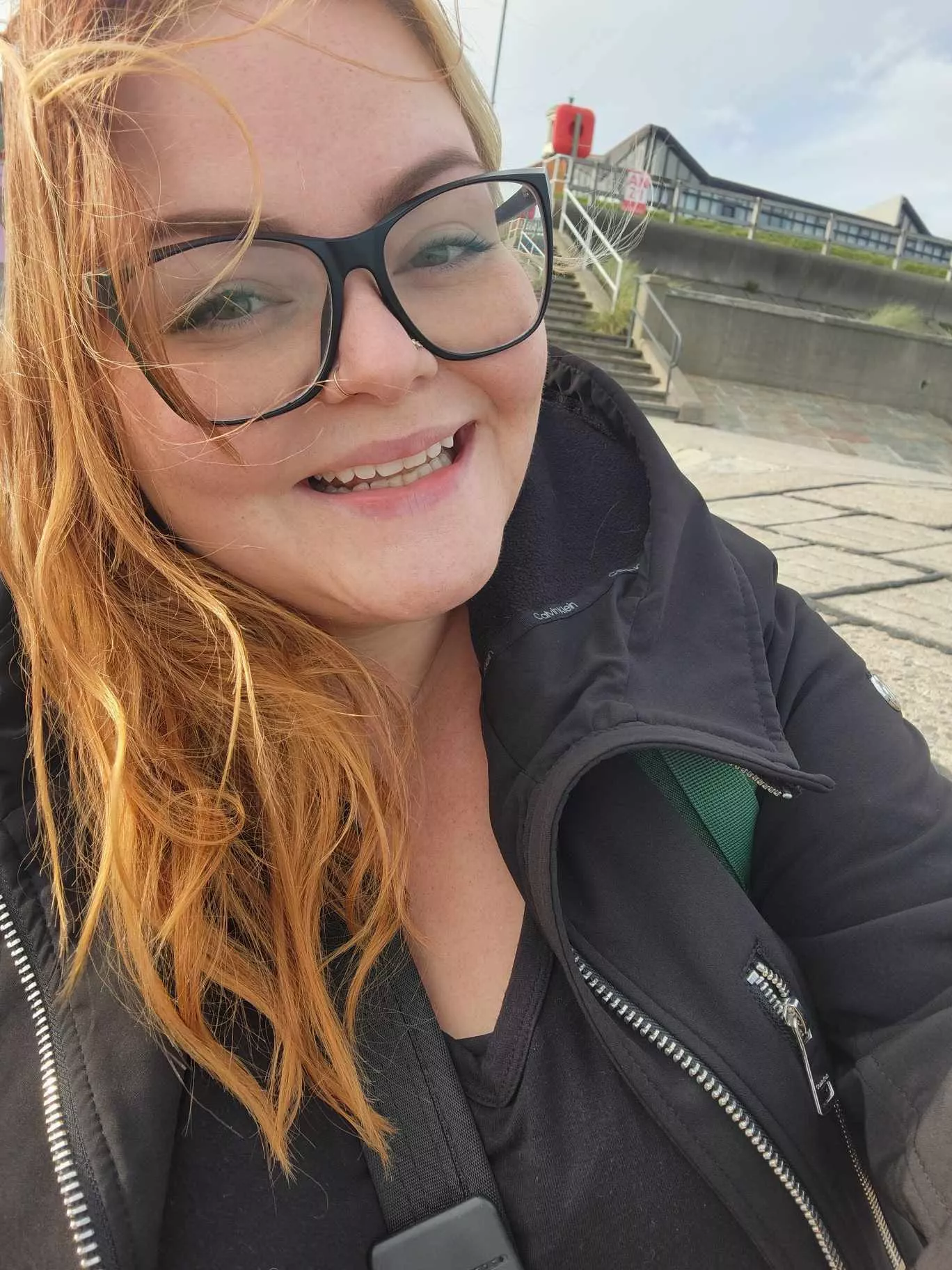 Canadian girl finally makes it to the Scottish ocean 😁😁😁