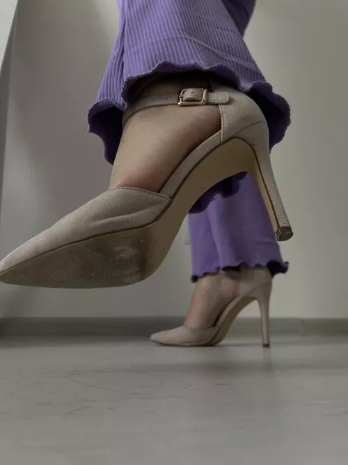 Do you want to feel the taste of these heels?
