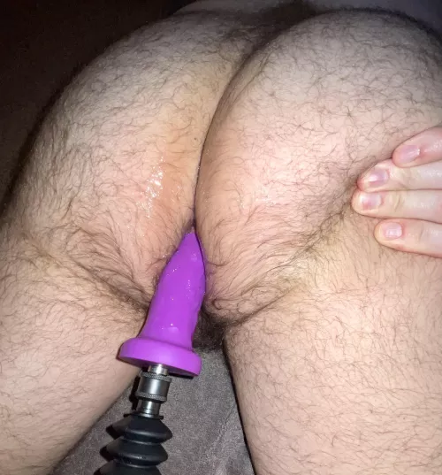 Feels good, but I bet a real cock would feel better