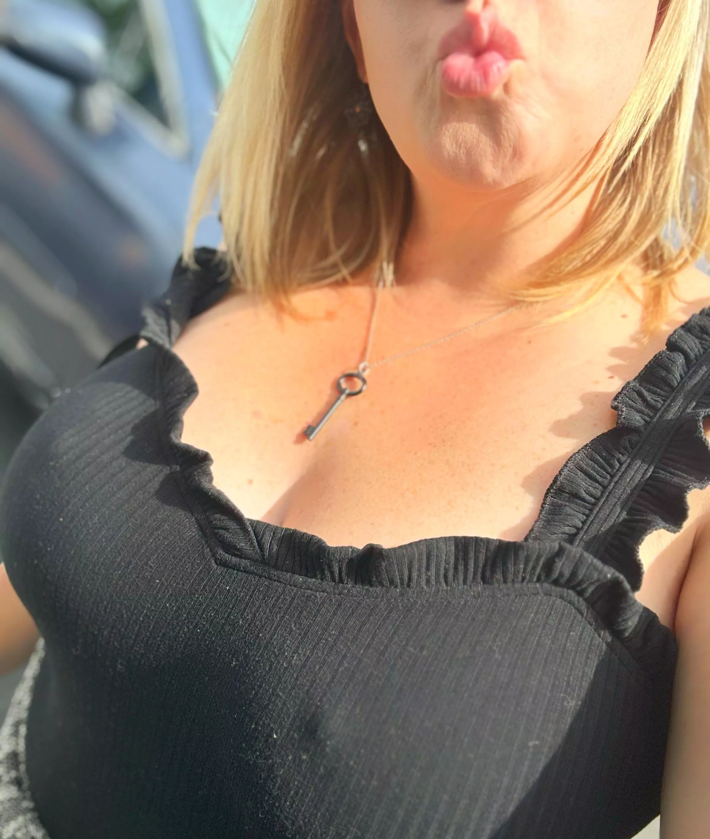 Heard today was National No Bra Day! ( . ) ( . )