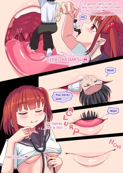 {image} F/m looks like us boys taste pretty good❤️ (Artist: vorevore)