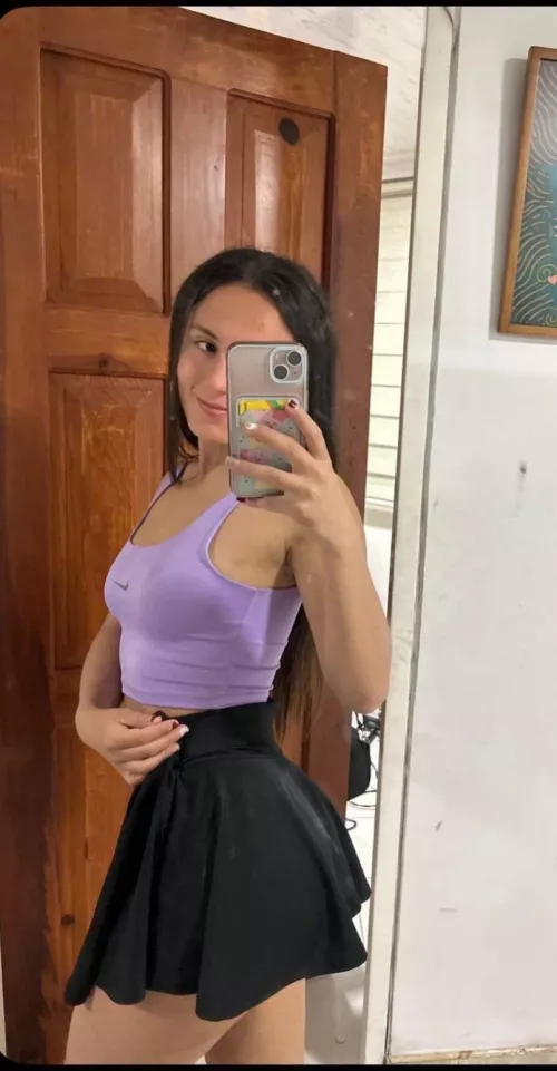 Imagine bending me over in my little skirt