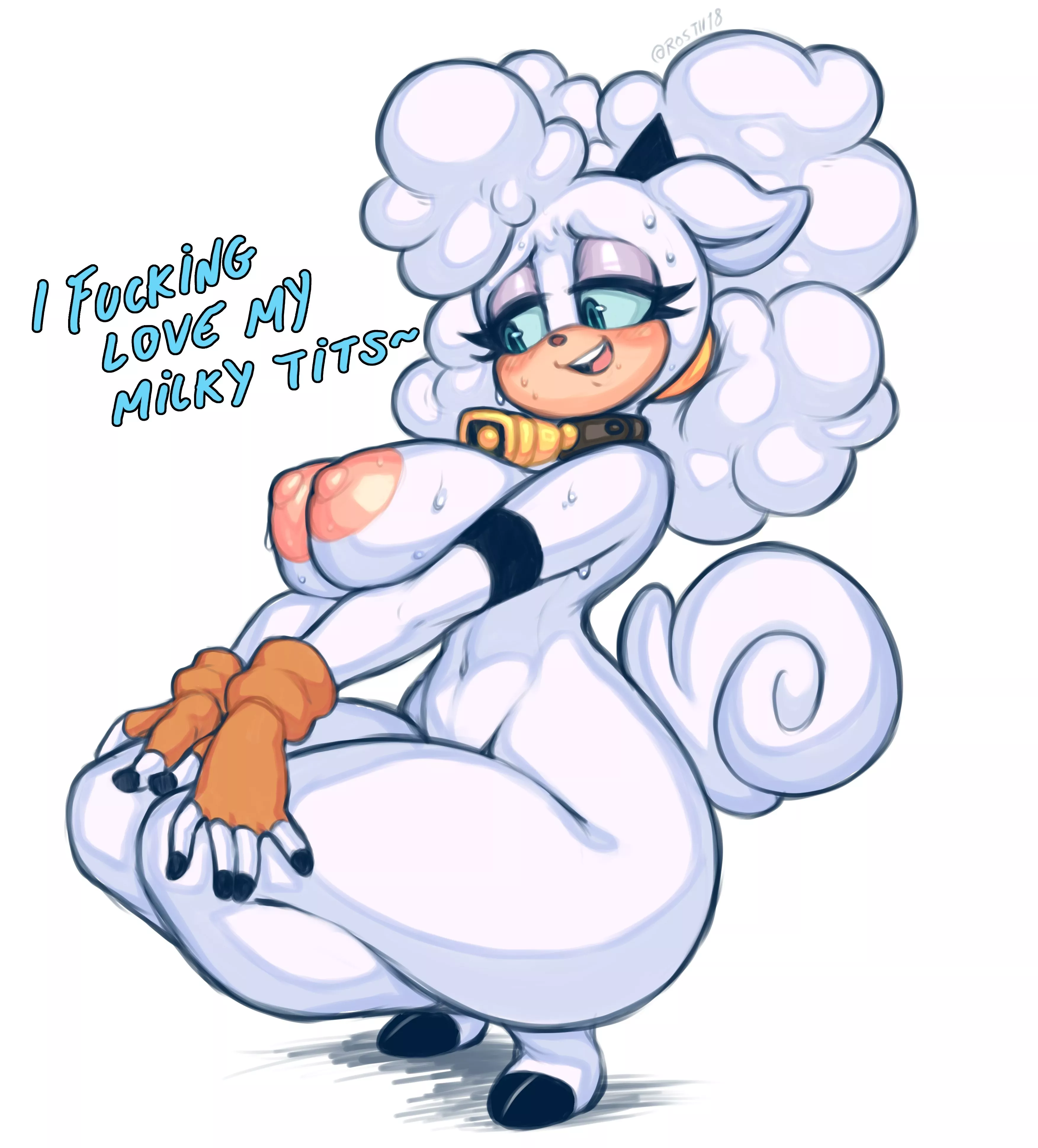 Lanolin's milky titties (Artist:ROSTII18)