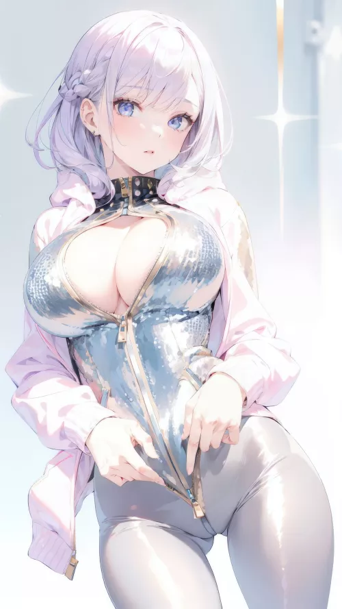 Partial Glitter Bodysuit