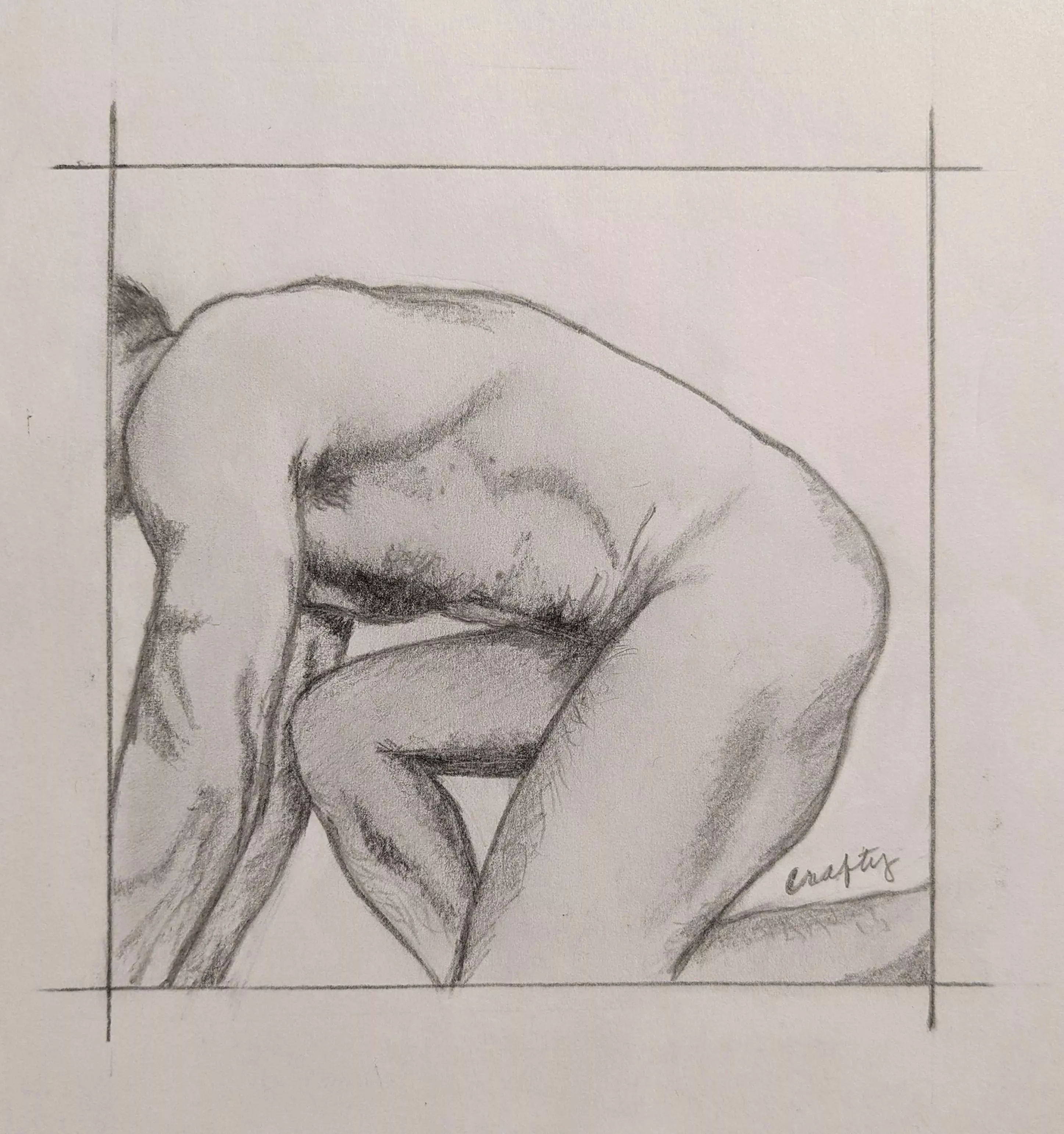 Pencil sketch inspired by Redditor u/PourLeMerite. Graphite on bristol.