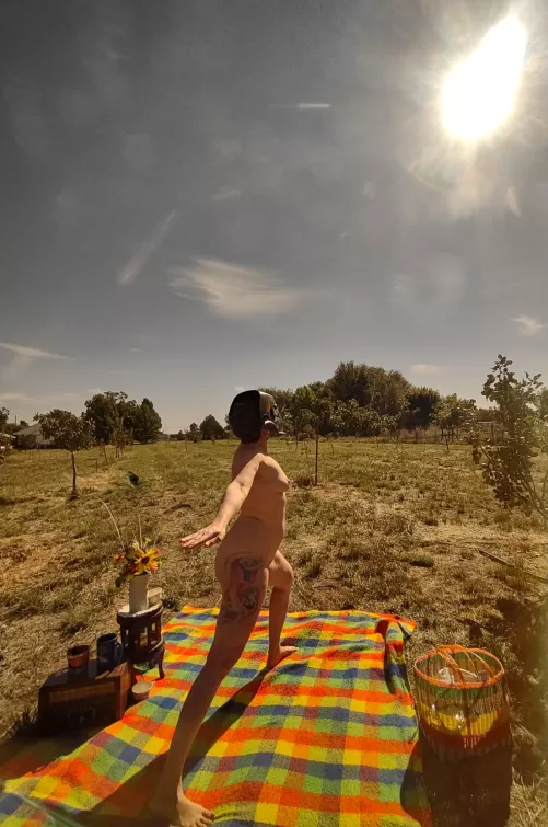 Solar eclipse warrior!