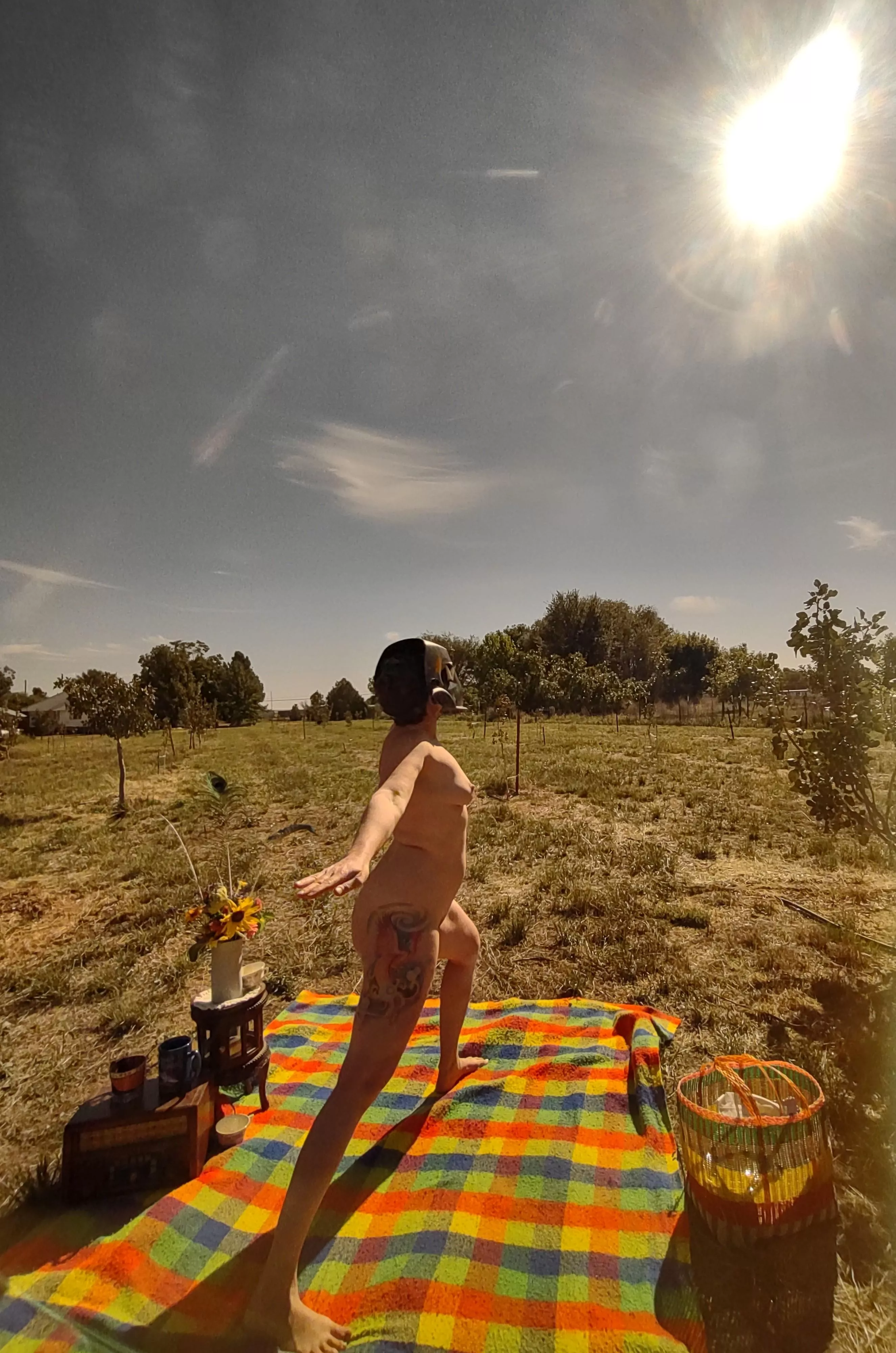 Solar eclipse warrior!