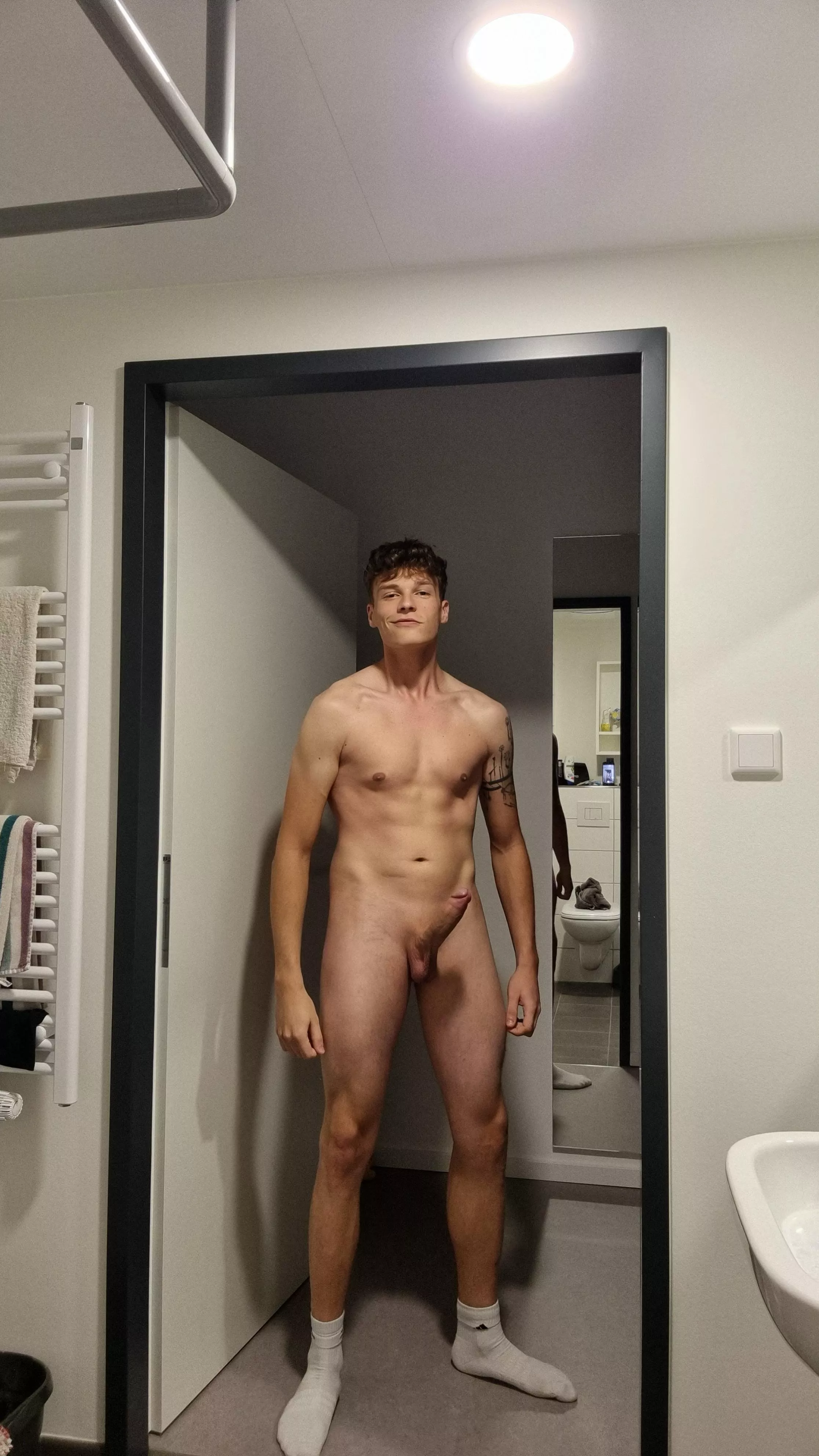 Who likes men in socks?