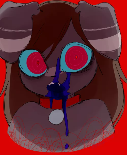 [X] (Art by me) Redraw of a spooky piece for Halloween