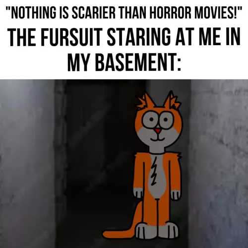 Yes I keep my fursuit in my basement