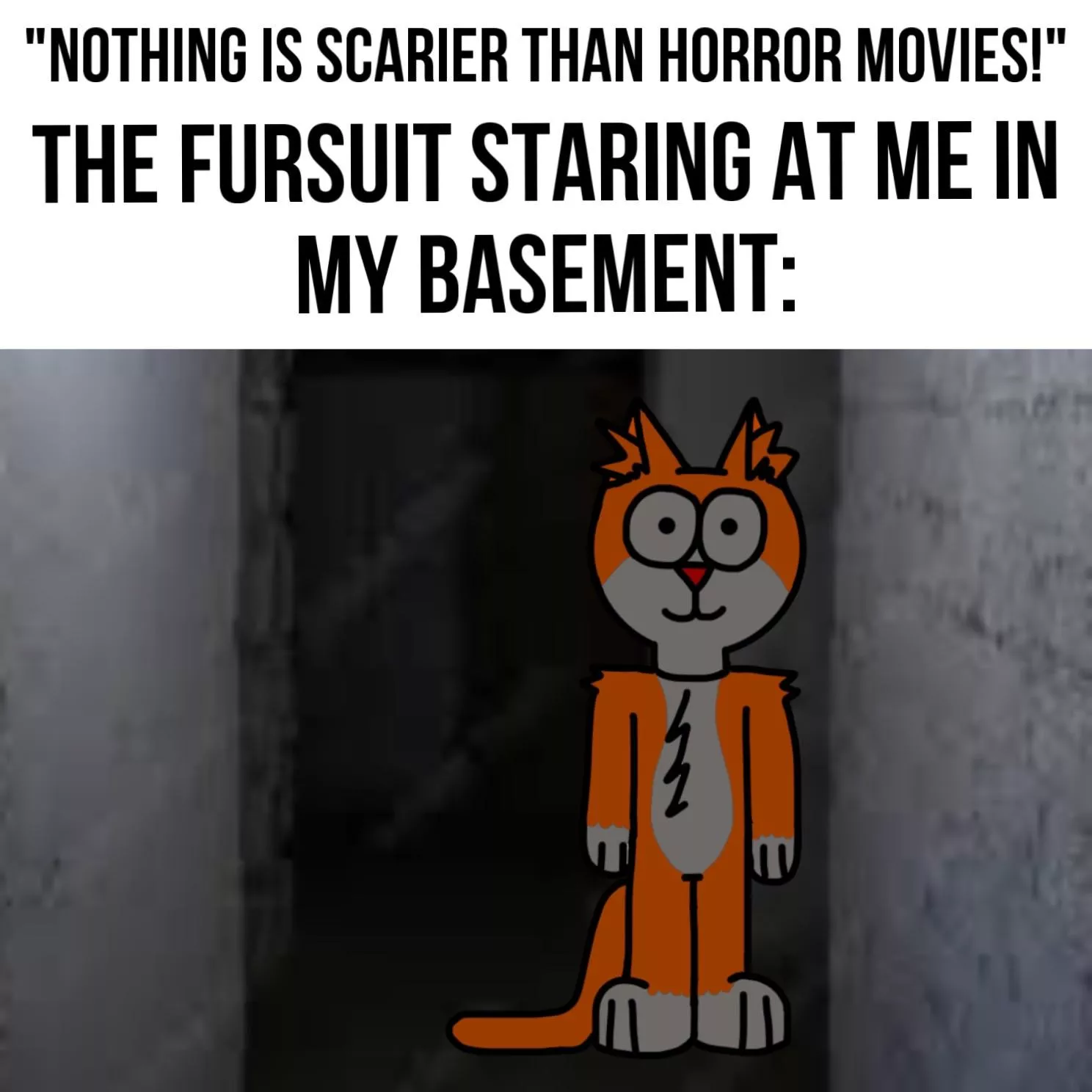 Yes I keep my fursuit in my basement
