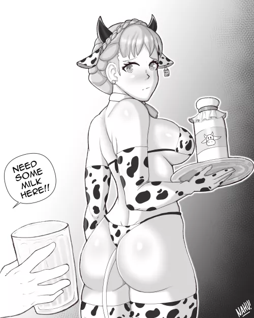 Cowkini Marianne (By @CapRedNahu) [Commission]