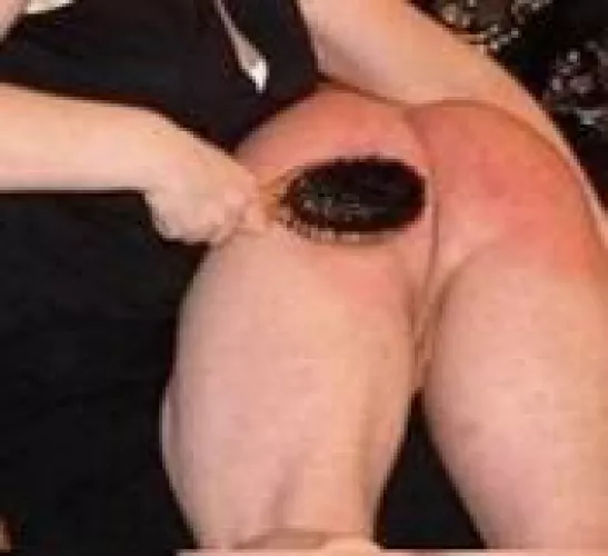 Got a spanking when her who should be obeyed and her mum came home last night, because I was naughty leaving a dirty cup and plate on the side