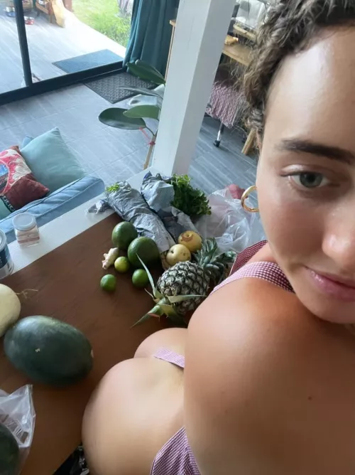 I like to walk around the house naked