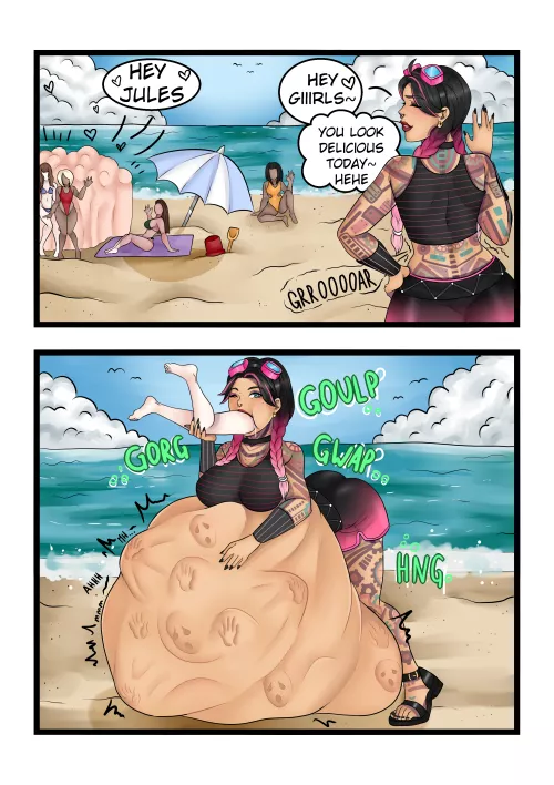 {image} Victorious Feast Page 1/5 - Comic Commission