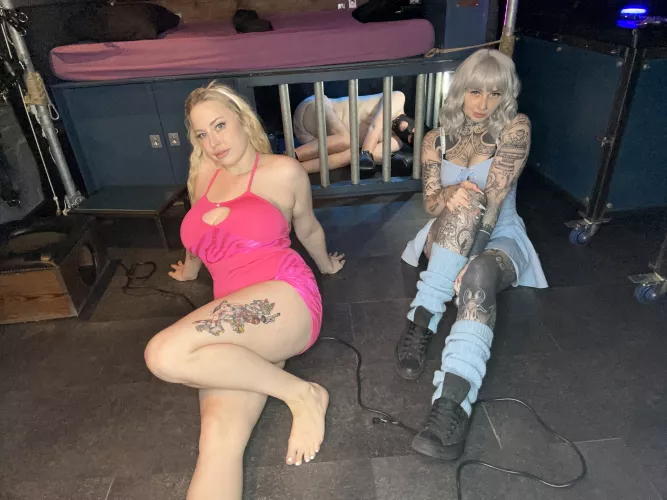 Locktober with his new cage [domme]