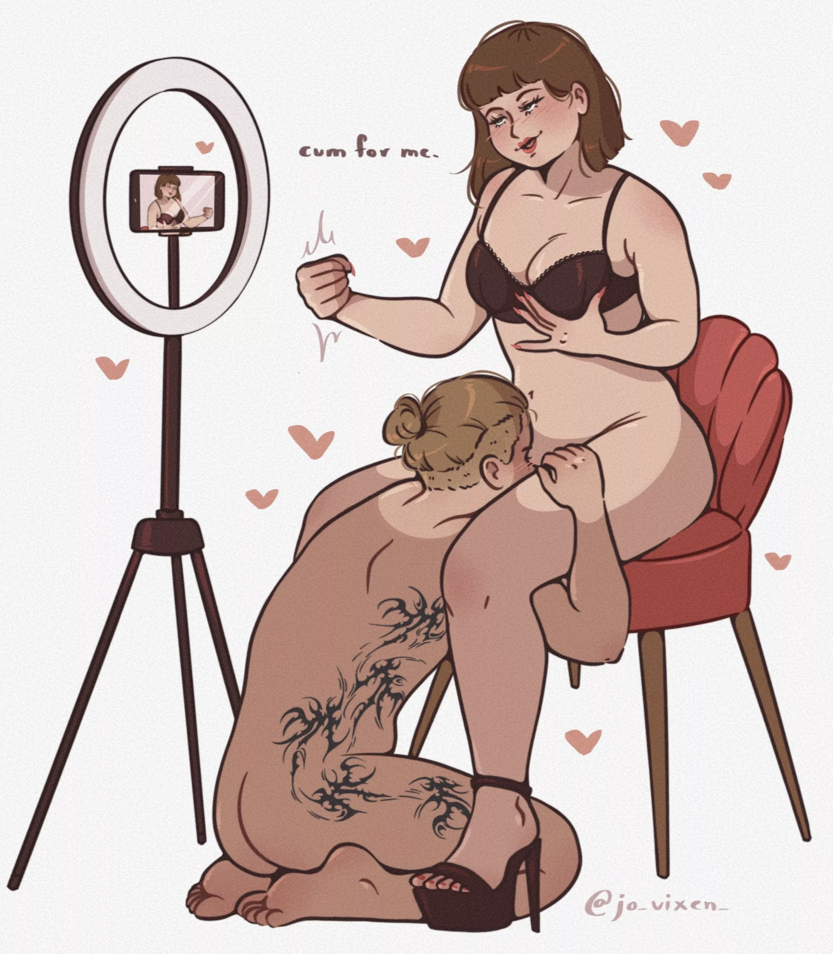 Motivating Her To Create Content 💕