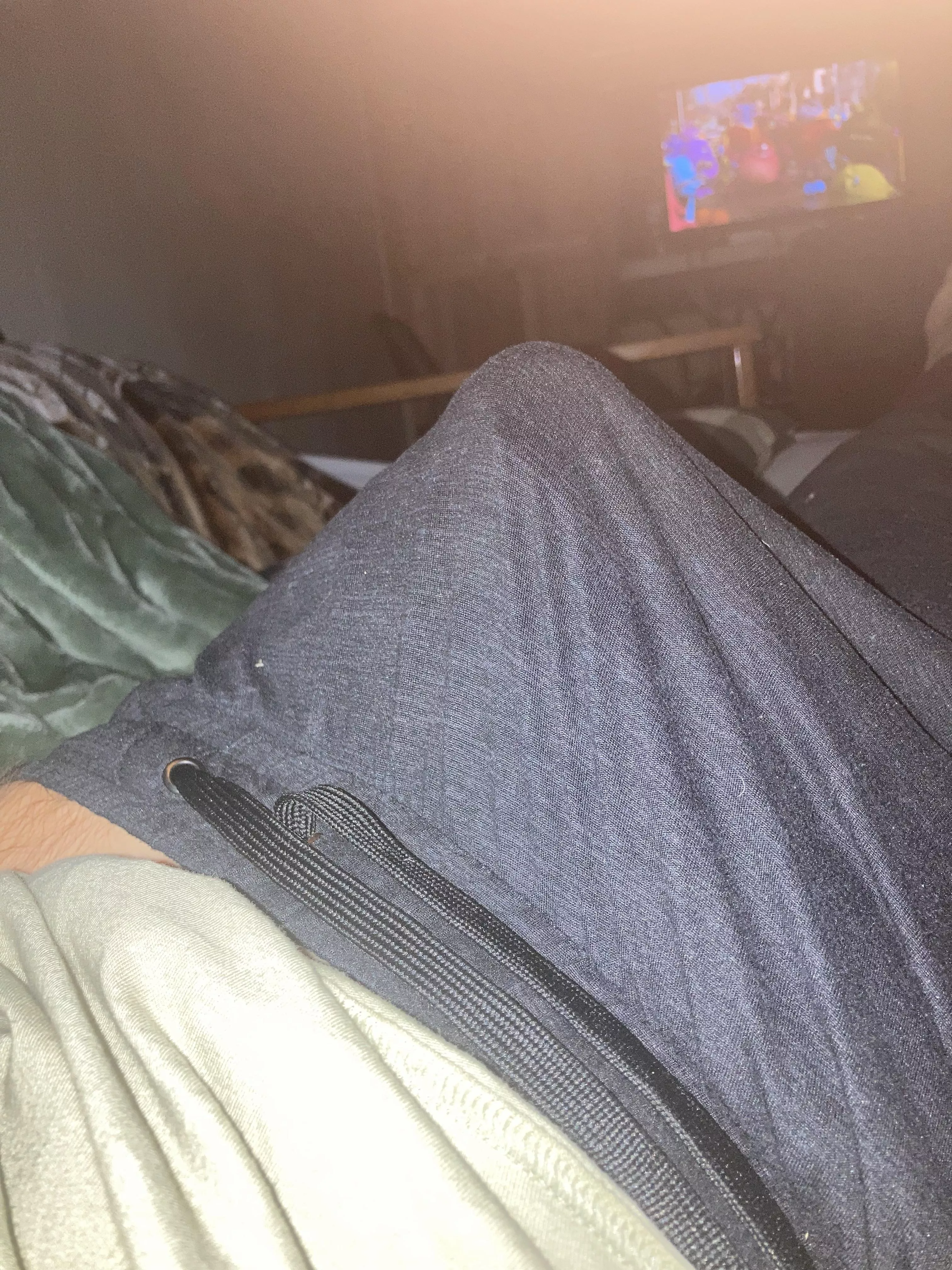 My 7 inches pitching a tent in my pajamas