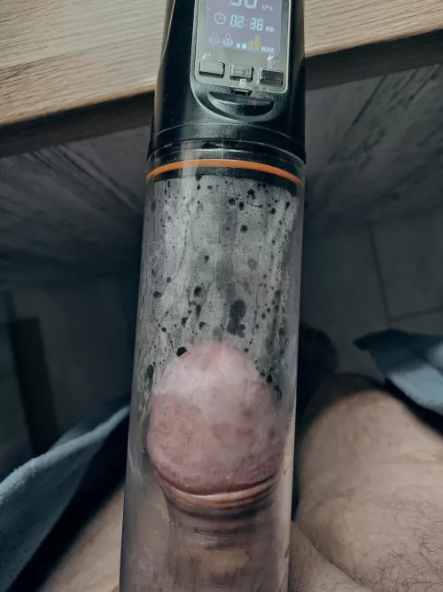 My little friend in the pump.