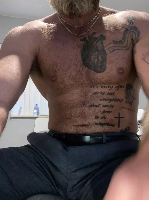 On weekend duty and this erection is ready to rip through my boxers and my uniform