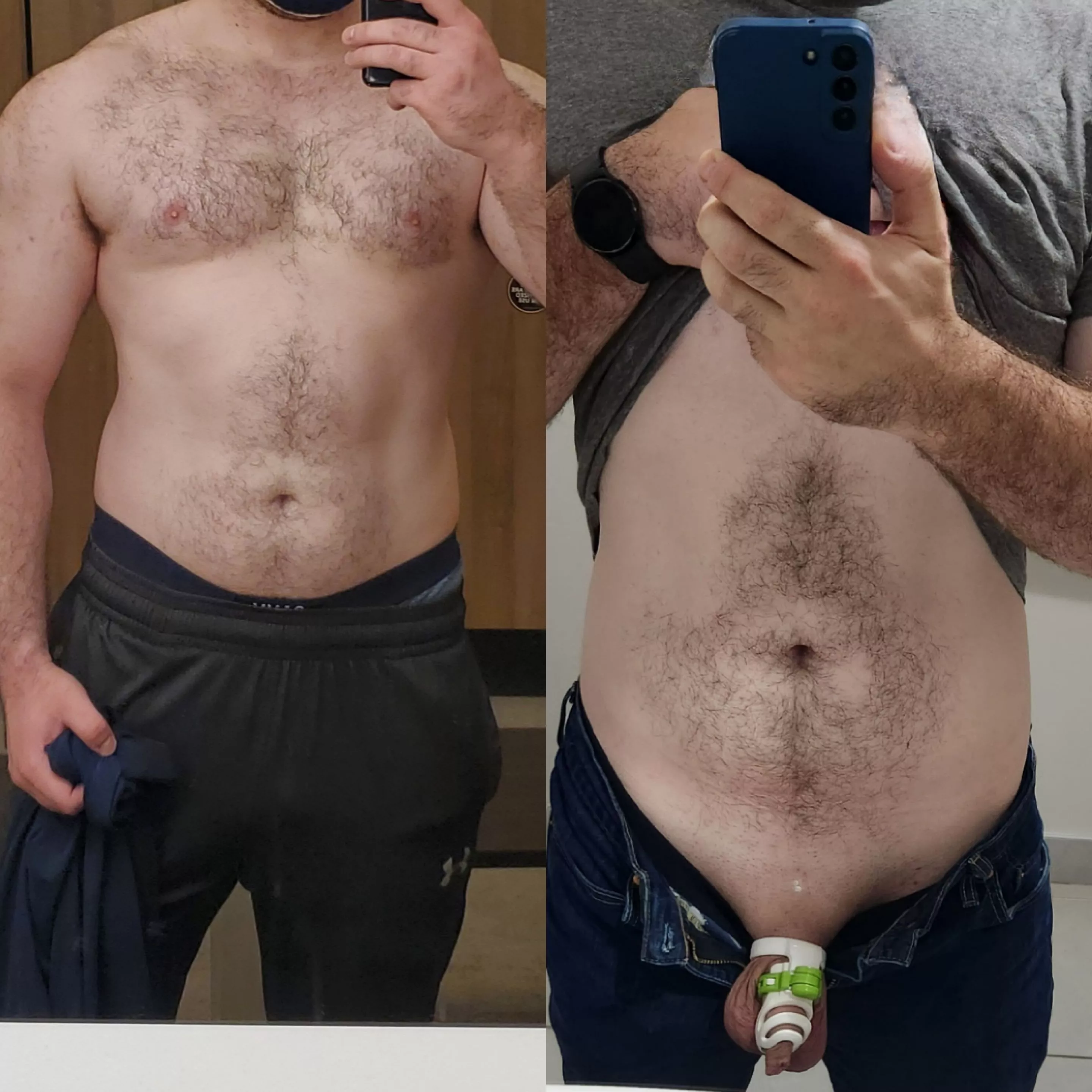 Pov: what you see me wearing at the gym, and what I'm wearing underneath ;)