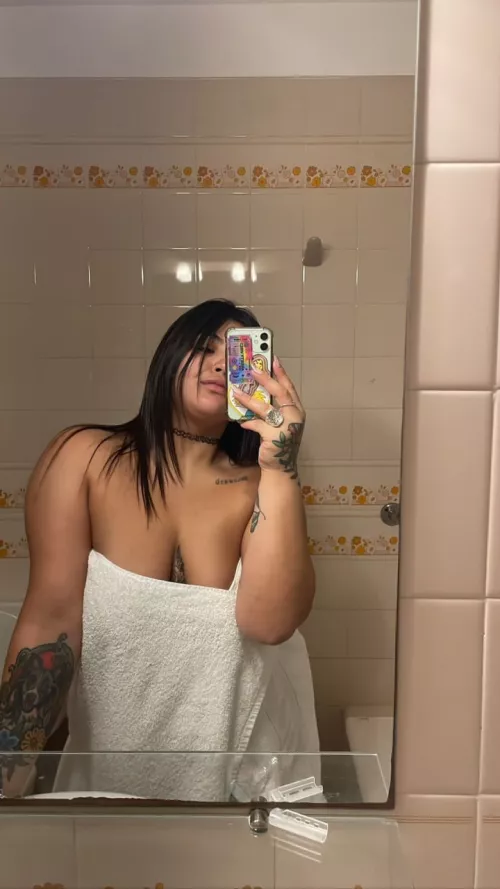 Ready to take a shower, wanna join me?