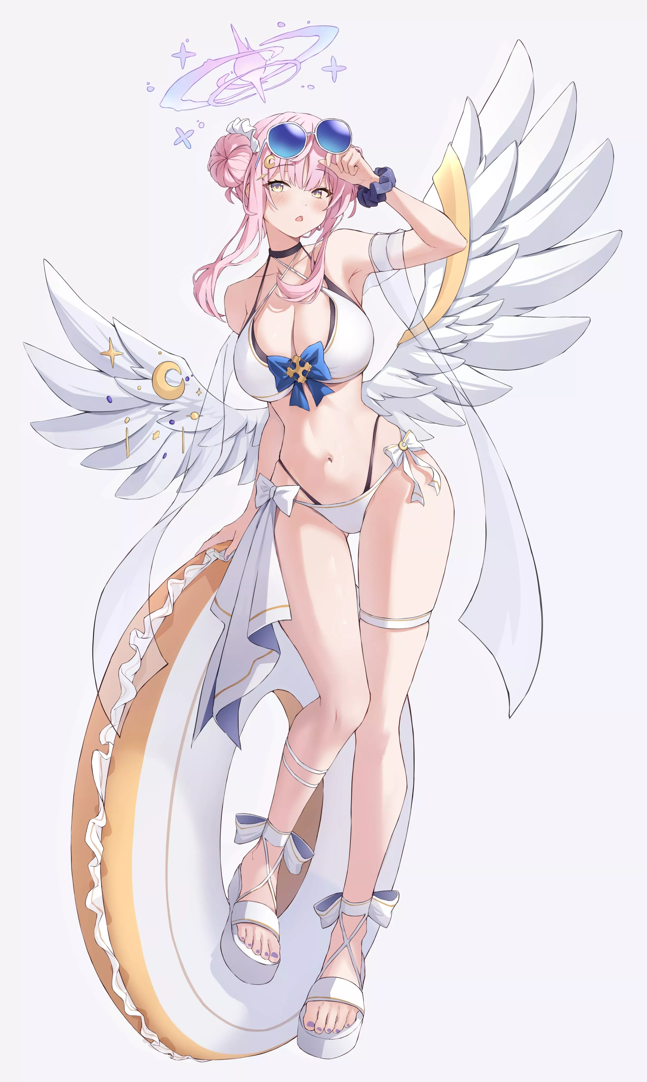 Swimsuit Mika Thighs [Blue Archive]