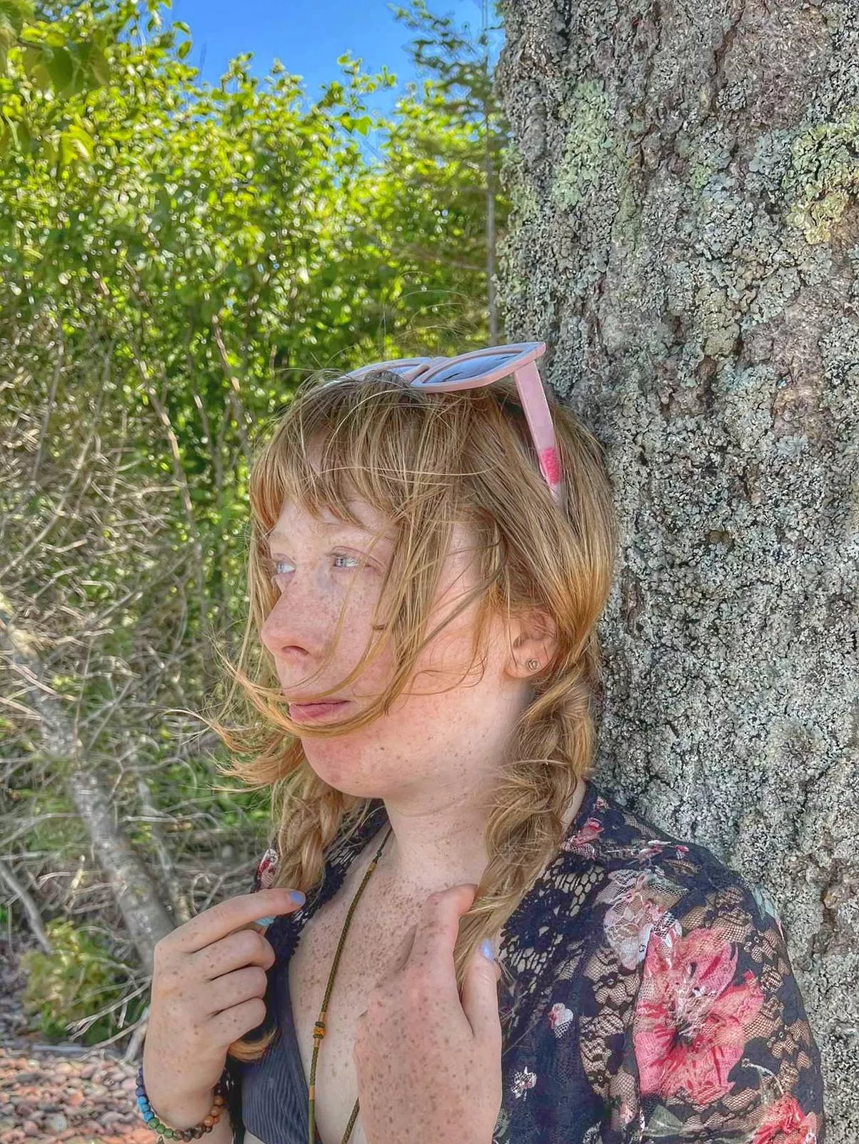 The sun left a million kisses on me. Will you do the same?