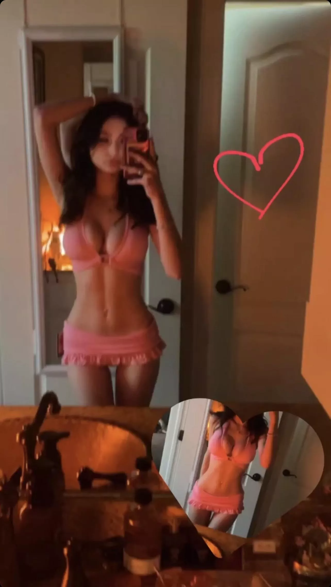 This pink vintage bikini !