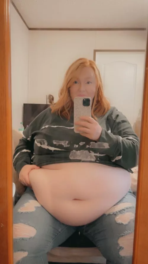 Can barely fit into my jeans!