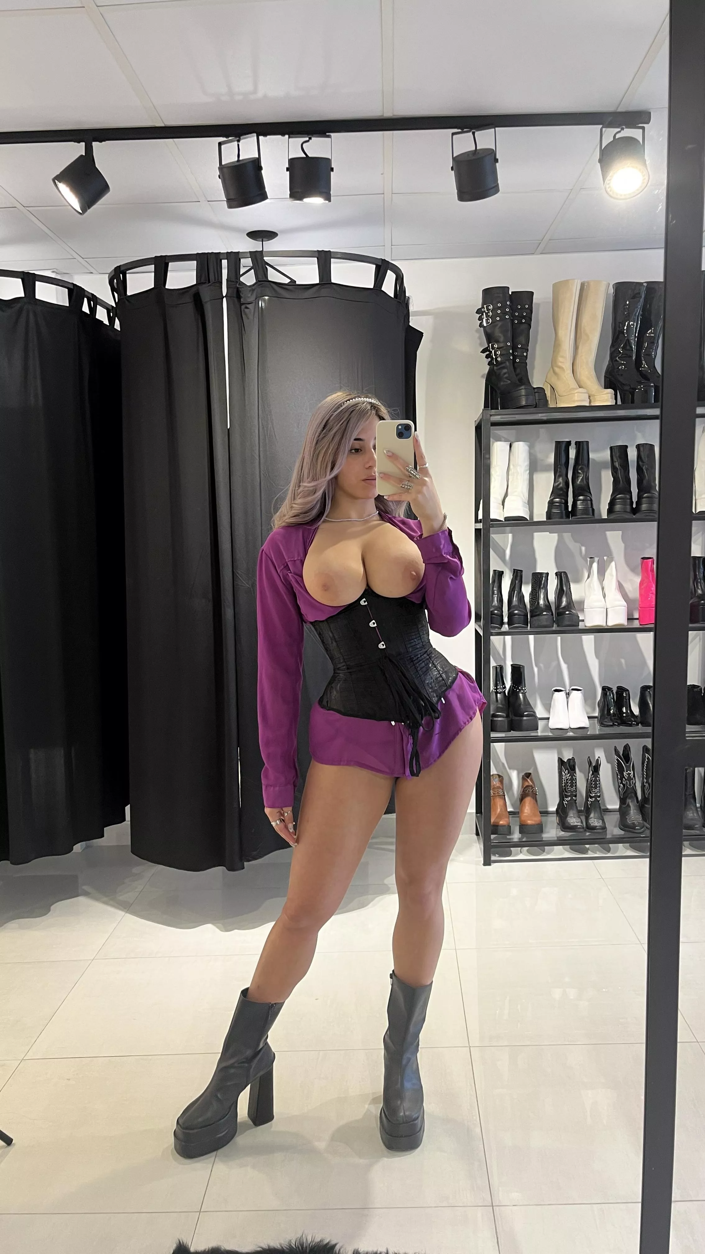 do you prefer fake or my natural big boobs?