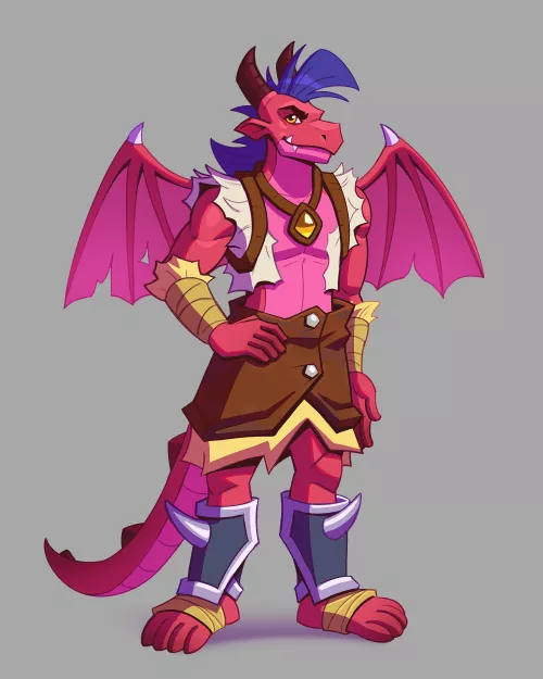 full body art of my oc (made by me)