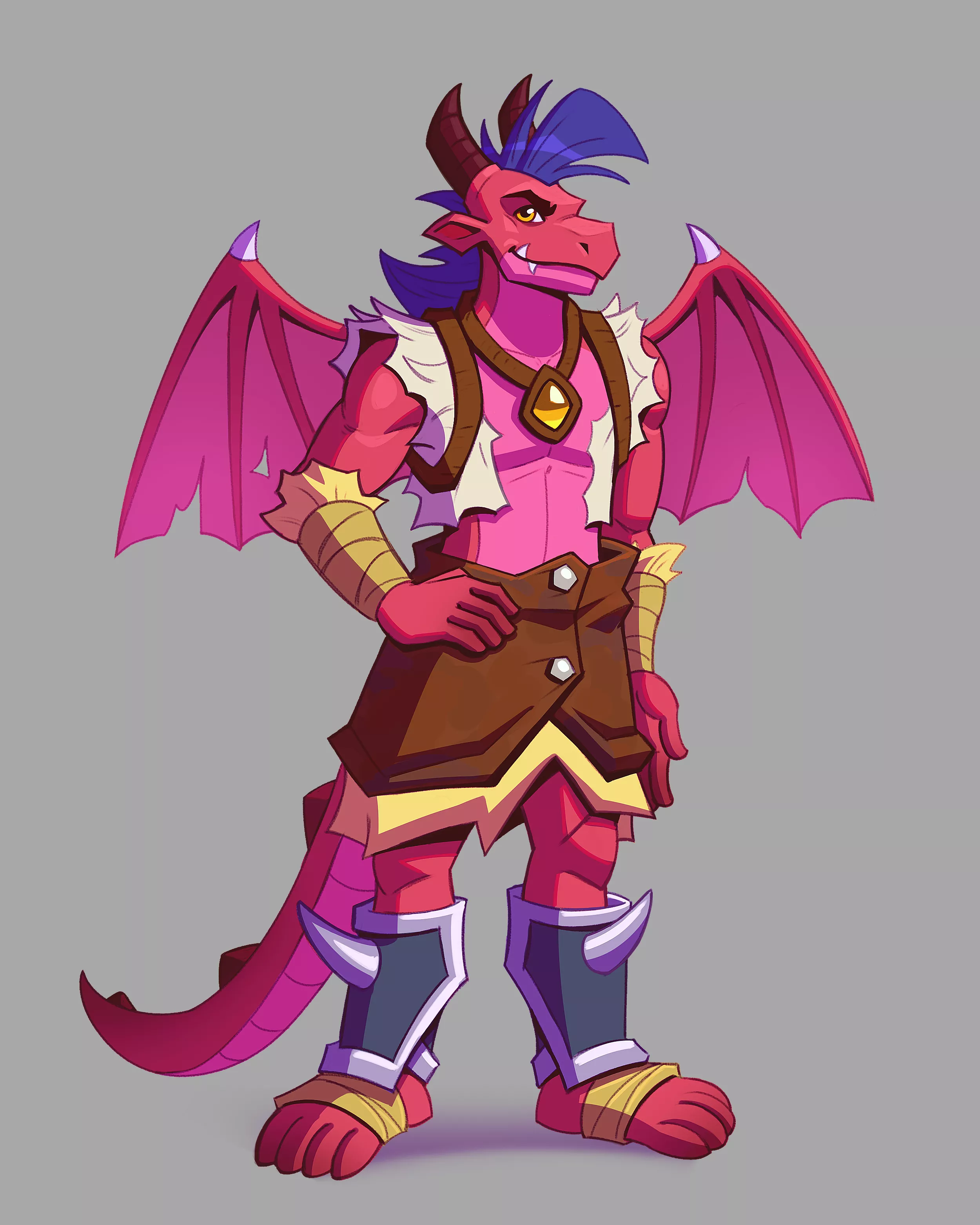 full body art of my oc (made by me)