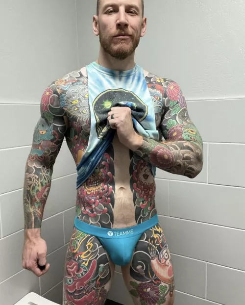 Getting ready for a workout