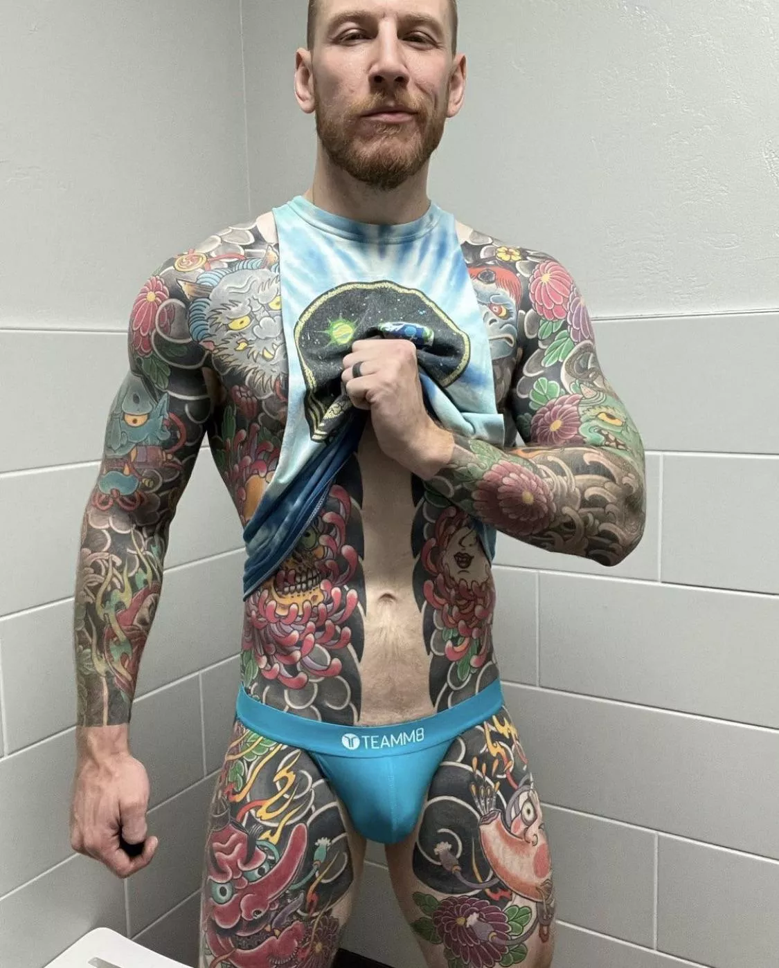 Getting ready for a workout